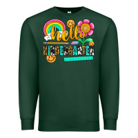 Sports Green hello kindergarten Premium Sweatshirt - NancyCooperArtShop