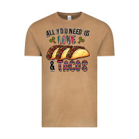 All You Need Is Love And Tacos Vintage Tee | Teevron