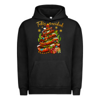 Pigment Black Christmas Feliz Navidad Urban Hoodie - NancyCooperArtShop