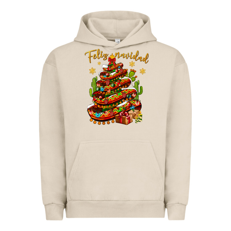 Christmas Feliz Navidad Urban Hoodie by NancyCooperArtShop | Teevron