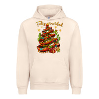 Sandshell Christmas Feliz Navidad Urban Hoodie - NancyCooperArtShop