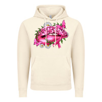 Vintage Artic Breast Cancer with Ribbon Pink Lips Vintage Hoodie - texasbilliewilder