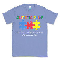Colony Blue Autistic Pride Autism Awareness Classic Tee - CowhideDigitalArt