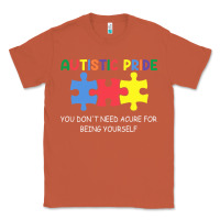 Copper Autistic Pride Autism Awareness Classic Tee - CowhideDigitalArt