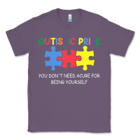 Lavender Autistic Pride Autism Awareness Classic Tee - CowhideDigitalArt