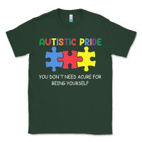 Sports Green Autistic Pride Autism Awareness Classic Tee - CowhideDigitalArt