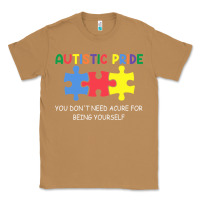 Toasted Coconut Autistic Pride Autism Awareness Classic Tee - CowhideDigitalArt