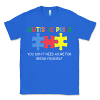 True Royal Autistic Pride Autism Awareness Classic Tee - CowhideDigitalArt