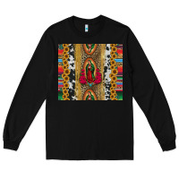 Black lady of Guadalupe Long Sleeve Tee - Jasminsmagicworld