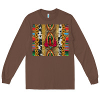 Chestnut lady of Guadalupe Long Sleeve Tee - Jasminsmagicworld