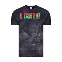 Cloud Black lgbtq Vintage Tee - HRA Design Shop