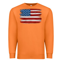 Carrot american flag distressed background Premium Sweatshirt - MaliasSmallBusiness
