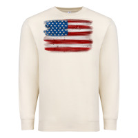 Sandshell american flag distressed background Premium Sweatshirt - MaliasSmallBusiness