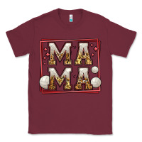 Burgundy volleyball mama Classic Tee - Jasminsmagicworld