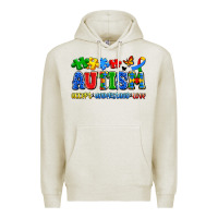 Oatmeal Heather autism accept understand love Premium Hoodie - Artiststas