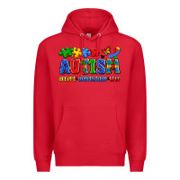 Red autism accept understand love Premium Hoodie - Artiststas