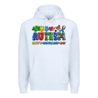 White autism accept understand love Premium Hoodie - Artiststas