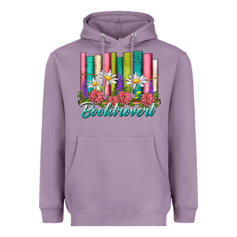 Booktrovert Heavyweight Hoodie by NancyCooperArtShop | Teevron
