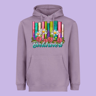 Booktrovert Heavyweight Hoodie Designed By Nancycooperartshop