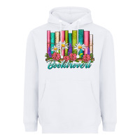 White booktrovert Heavyweight Hoodie - NancyCooperArtShop