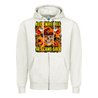 Oatmeal Heather Western Hell Was Full So I Came Back Zipper Hoodie - LillyAllenDesigns