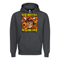 Smoke Western Hell Was Full So I Came Back Zipper Hoodie - LillyAllenDesigns