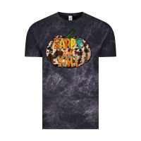 Cloud Black happy fall yall Vintage Tee - RacoonDesign