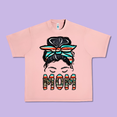 Mom Urban Heavy Tee Designed By Cowhidedigitalart