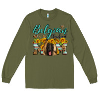 Army Green belgian shepherd mom Long Sleeve Tee - Artiststas