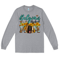 Heather Grey belgian shepherd mom Long Sleeve Tee - Artiststas