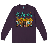 Plum belgian shepherd mom Long Sleeve Tee - Artiststas