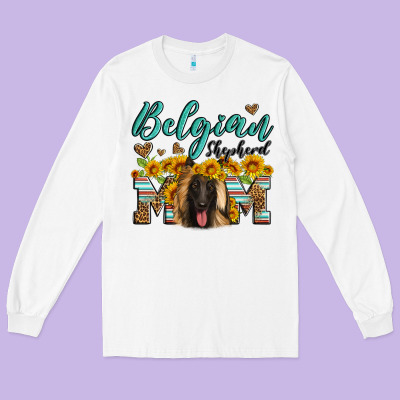 Belgian Shepherd Mom Long Sleeve Tee Designed By Artiststas