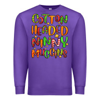 Purple cotton headed ninny muggins Premium Sweatshirt - MaliasSmallBusiness
