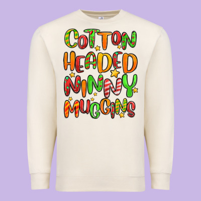 Cotton Headed Ninny Muggins Premium Sweatshirt Designed By Maliassmallbusiness