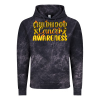 Cloud Black Childhood Cancer Awareness Vintage Hoodie - texasbilliewilder