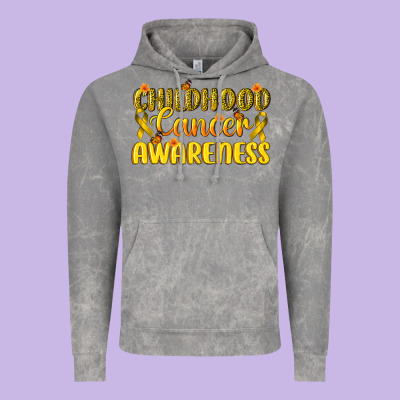 Childhood Cancer Awareness Vintage Hoodie Designed By Texasbilliewilder
