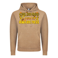 Vintage Coffee Childhood Cancer Awareness Vintage Hoodie - texasbilliewilder