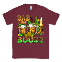 Burgundy bad and boozy with beer Classic Tee - AdoDesignShop