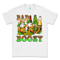 White bad and boozy with beer Classic Tee - AdoDesignShop