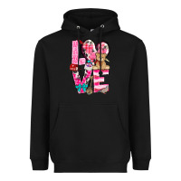 Black love valentines day Heavyweight Hoodie - NancyCooperArtShop