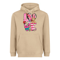 Mushroom love valentines day Heavyweight Hoodie - NancyCooperArtShop