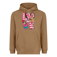 Toasted Coconut love valentines day Heavyweight Hoodie - NancyCooperArtShop