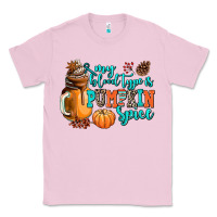 Bubblegum Pink my blood type is pumpkin spice Classic Tee - AdoDesignShop