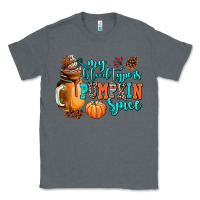 Charcoal Heather my blood type is pumpkin spice Classic Tee - AdoDesignShop
