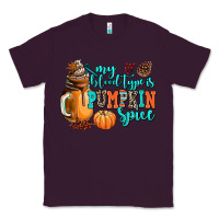 Plum my blood type is pumpkin spice Classic Tee - AdoDesignShop