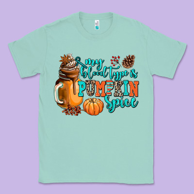 My Blood Type Is Pumpkin Spice Classic Tee Designed By Adodesignshop