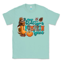 Seafoam my blood type is pumpkin spice Classic Tee - AdoDesignShop
