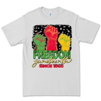 Dove Grey freedom juneteenth since 1865 Premium Tee - BarkalooDesign