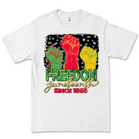 White freedom juneteenth since 1865 Premium Tee - BarkalooDesign