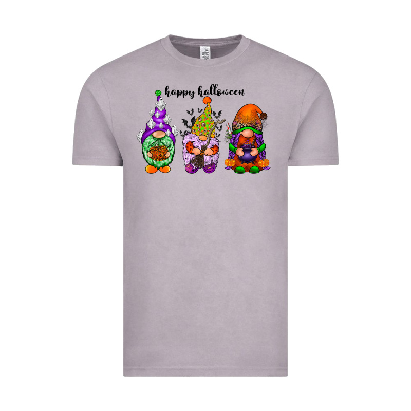 Happy Halloween Gnomes Black Vintage Tee by RacoonDesign | Teevron